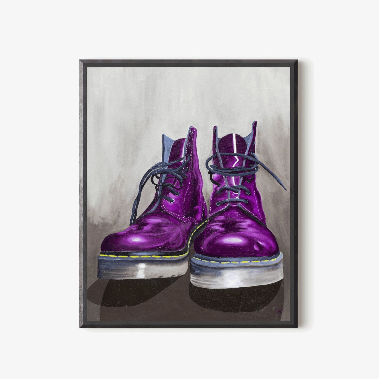 Purple Docs Print - Olivia Franklin Art