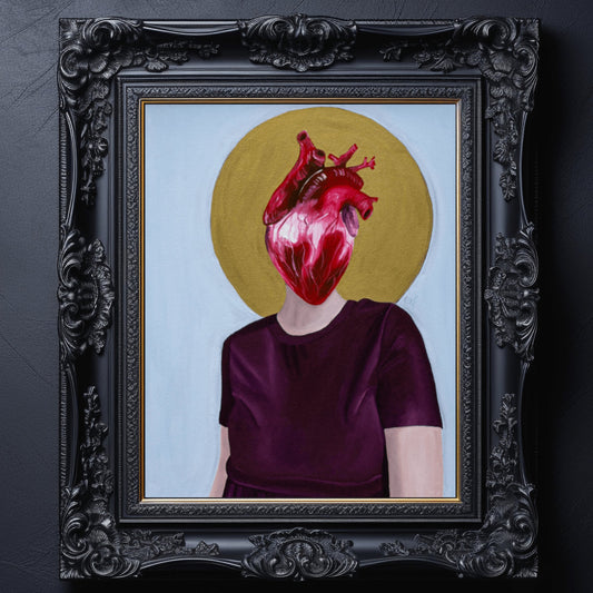 Self Portrait Original Painting - Olivia Franklin Art